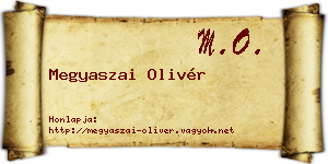 Megyaszai Olivér névjegykártya